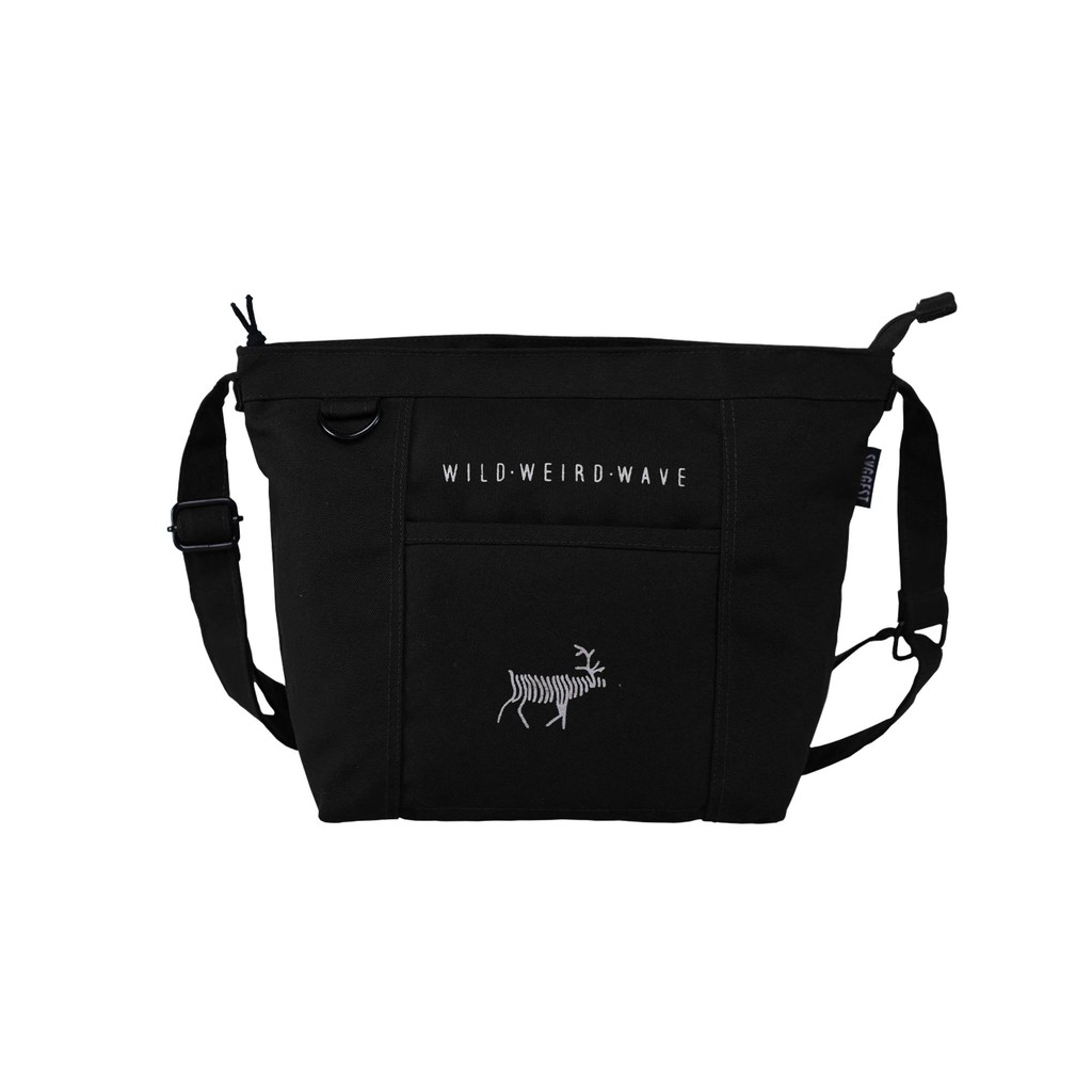 Svggest Sling Bag - Deerwaves Black