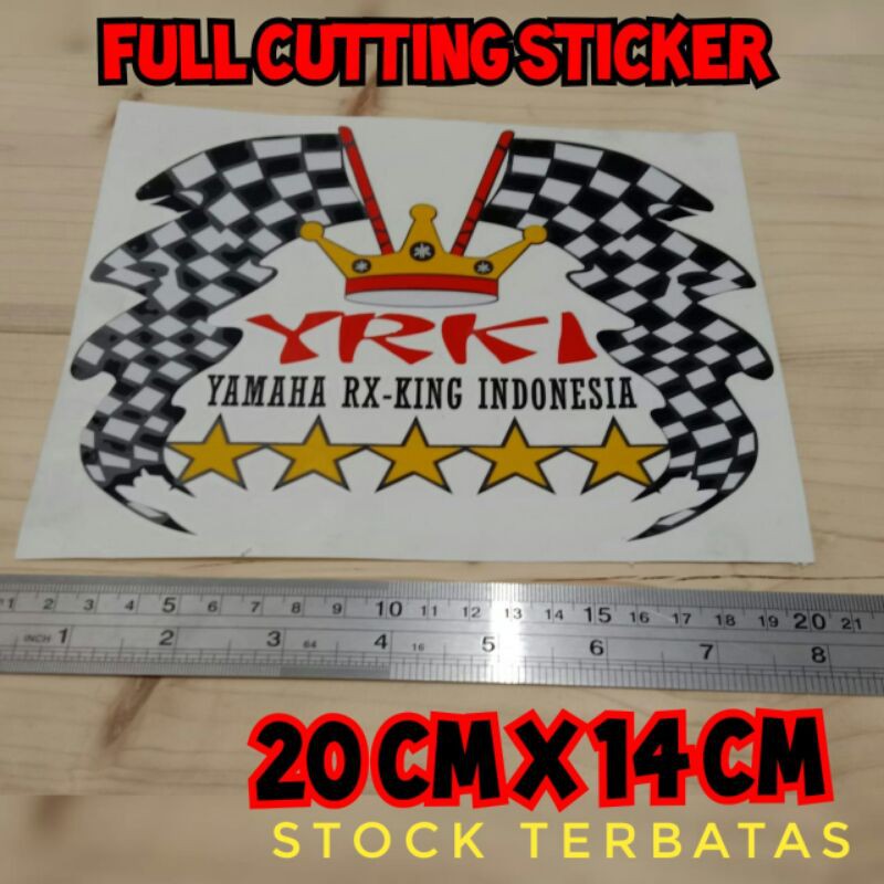 YRKI Cutting Sticker Yamaha RX-King Stiker