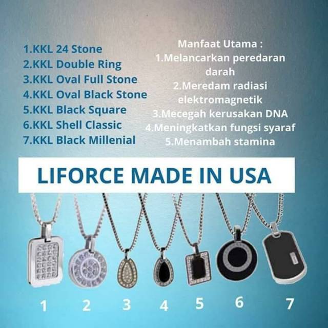 Kk liforce kalung kesehatan anti radiasi