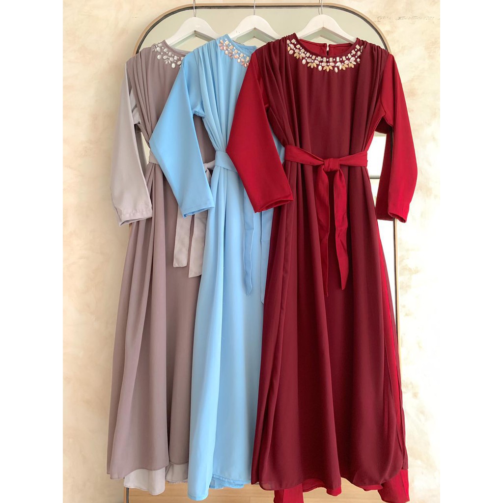 Noura Payet Dress/Dress Payet Ld 114/Dress Ceruti/Dress Tile Ceruti/Dress Tile Dot/Gamis Payet Jumbo