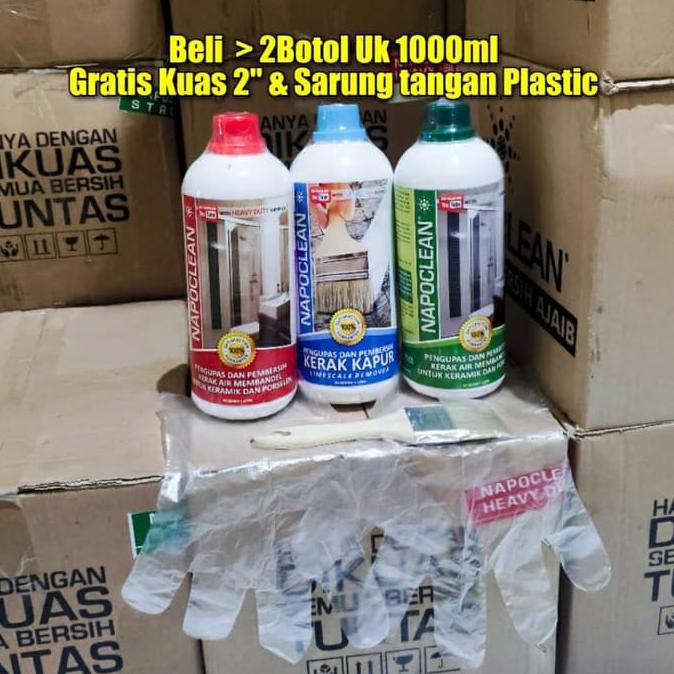 harga agen NAPOCLEAN STRONG 1liter - Biru Muda