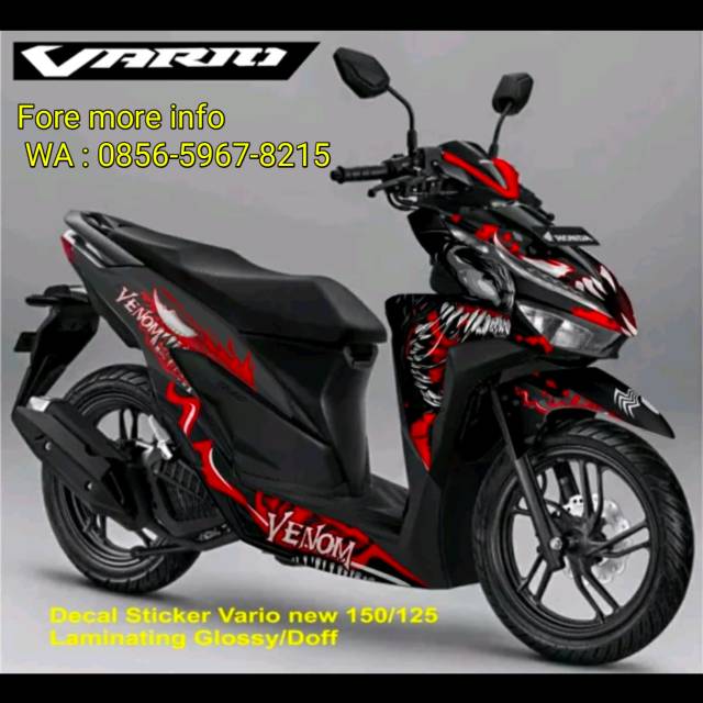 Decal vario new125 150 Variasi Venom
