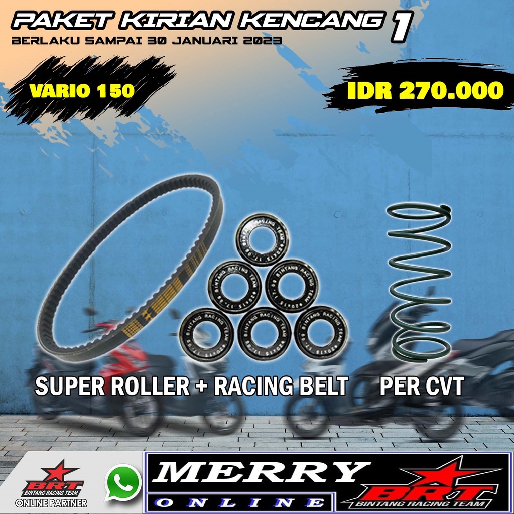 Paket Kirian Kencang BRT Vario 125 Vario 150 PCX 150