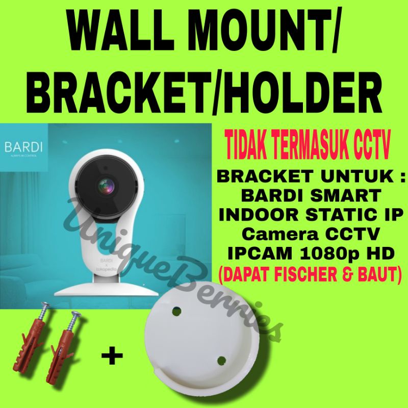 BARDI SMART INDOOR STATIC IP Camera CCTV Wall Mount Bracket Holder