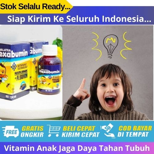 Vitamin Anak Jaga Daya Tahan Tubuh Agar Tidak Mudah Sakit, Vitamin Otak Anak Cerdas / Sirup, Madu