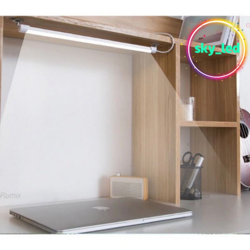 lampu neon panjang strip 20w/tabung led usb lampu belajar kerja magnet / super murah