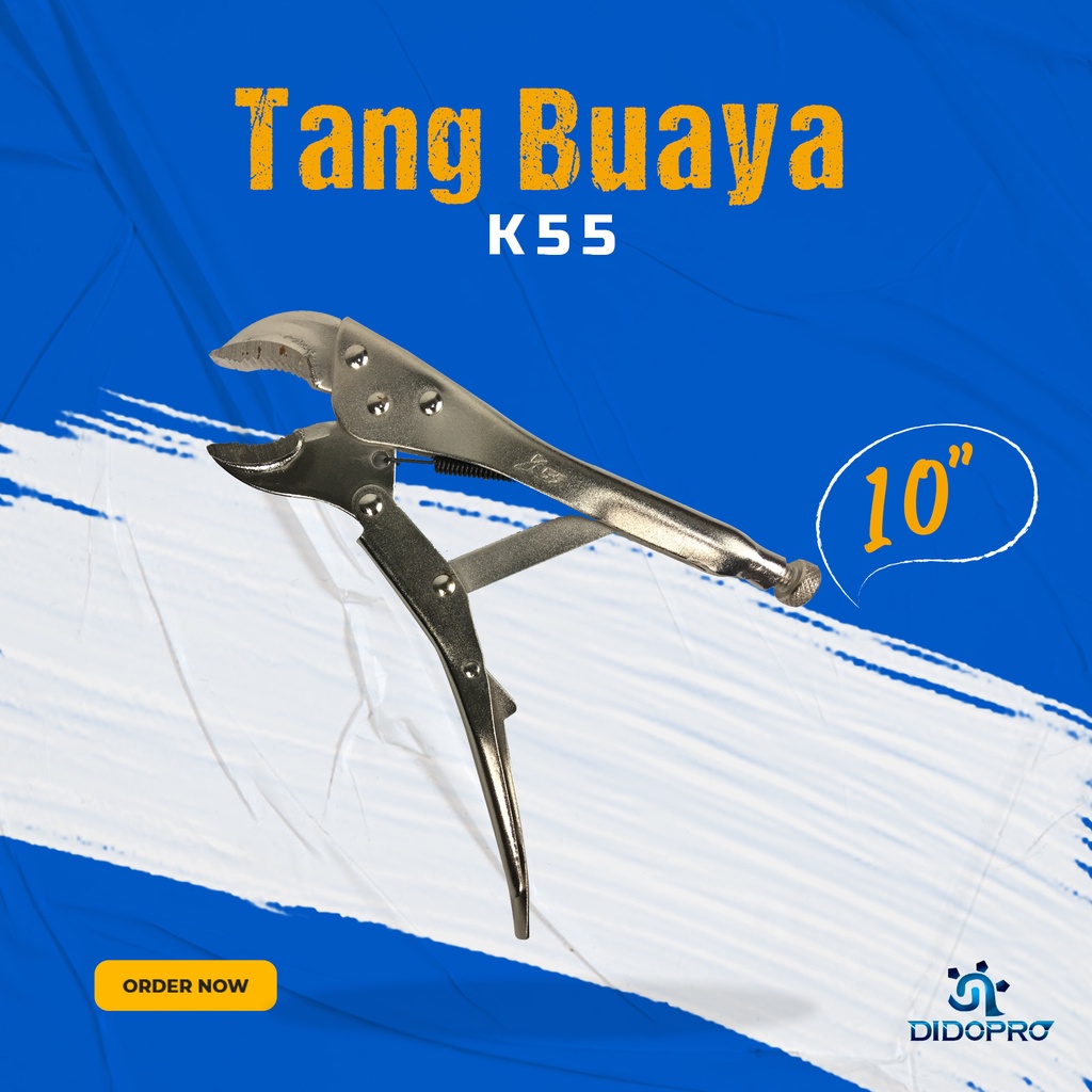 K-55 Tang Buaya 10 Inch - Tang Jepit Locking Pliers Vice Grip