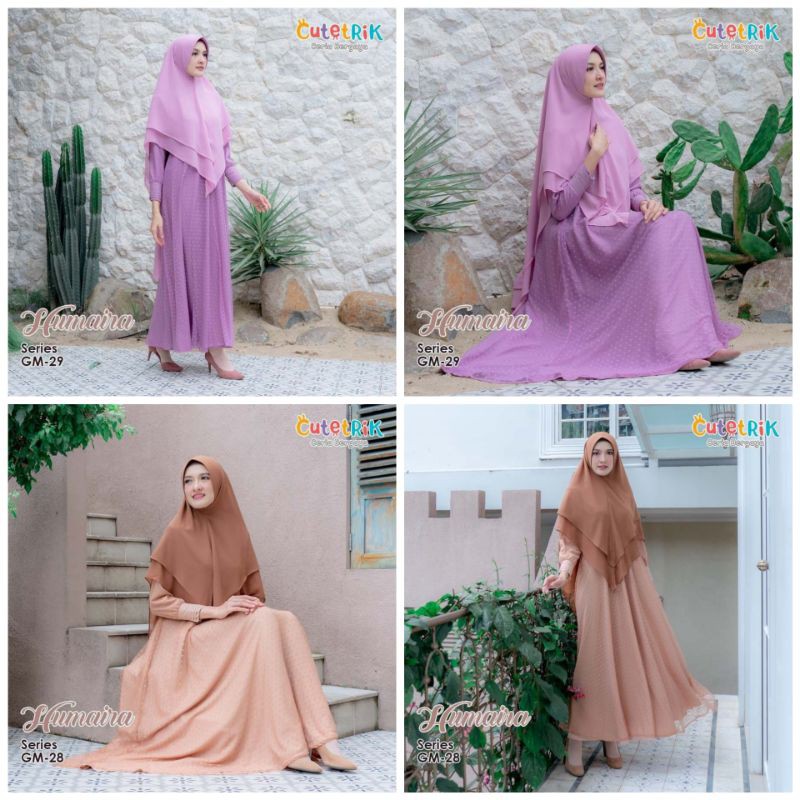 (airasfashop) Gamis Remaja/Dewasa Humaira Cutetrik