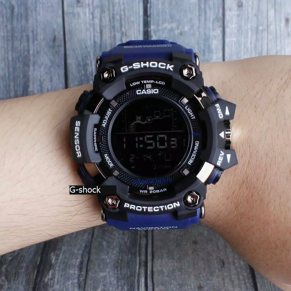 CASIO GPRB 1000 !!! JAM TANGAN PRIA G-SHOCK CASIO RANGEMAN BULAT TALI BIRU