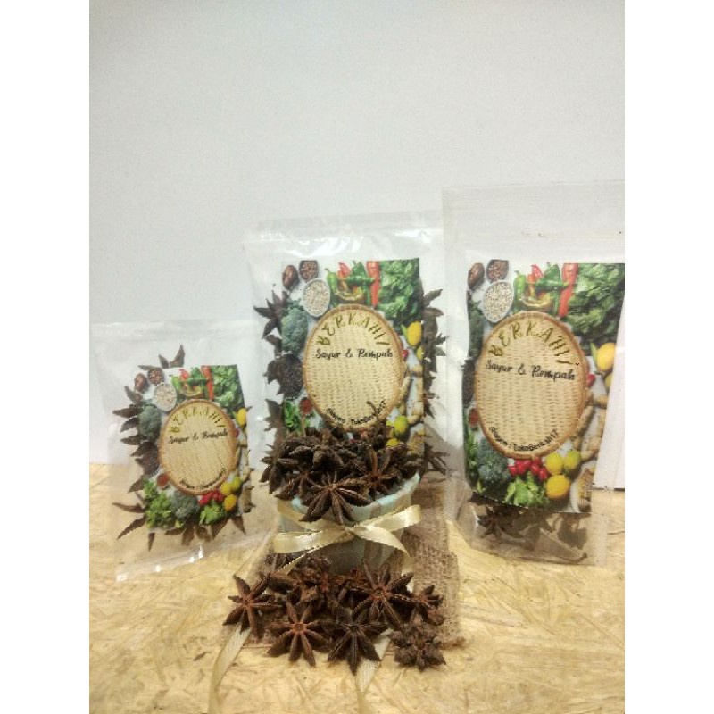 

Pekak 100gr / Bunga Lawang 100gr / star anise 100gr / Rempah/JSR ASLI / bumbu dapur