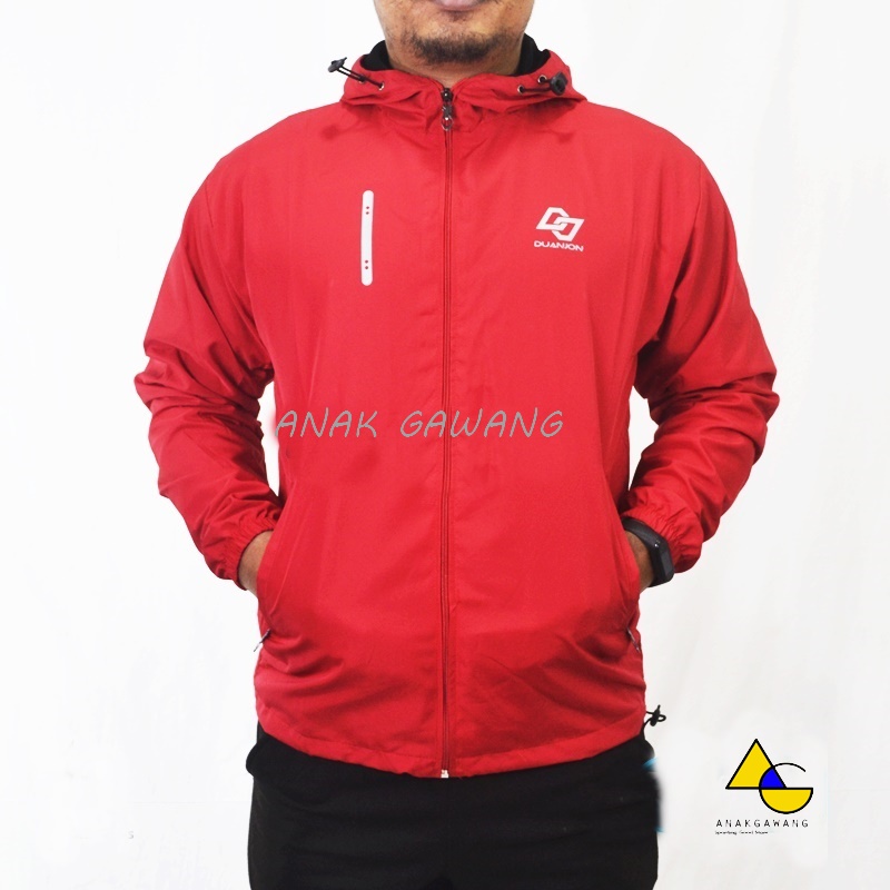 Jaket Parasit Olahraga Pria Leiva by Duanjon Jaket Olahraga Waterproof 85% Anakgawang