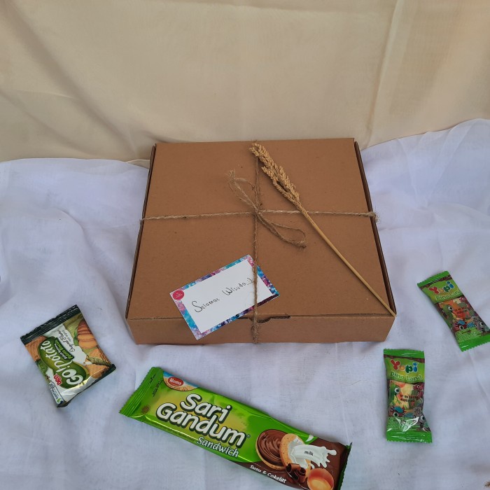 

Bf301Gf Parsel Ramadan Snack Box Green Edition / Gift / Hampers Gdfd601A