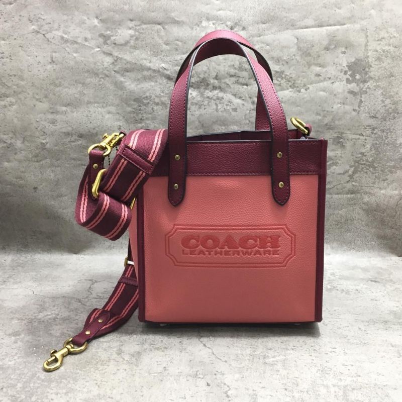 Coach Field Tote 22 In Colorblock With Coach Badge