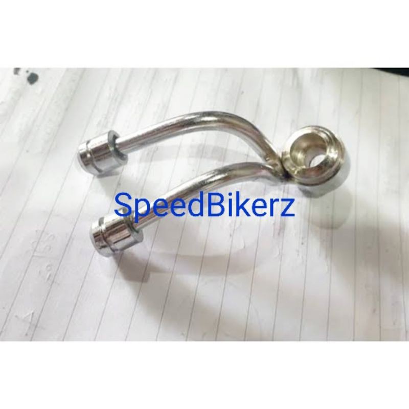 Gantungan Cantolan Barang Hook Universal Y cabang Crome Stainless Stenless besi bebek matic beat mio