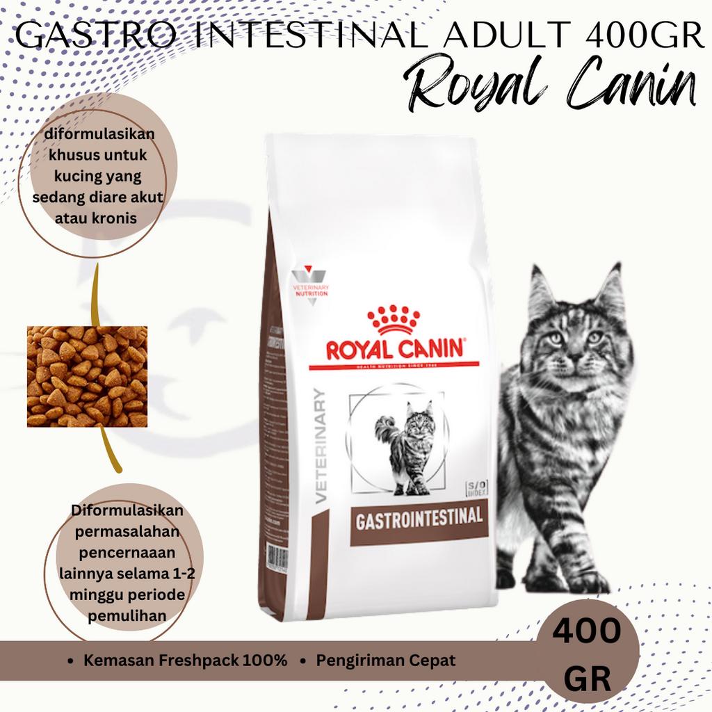 MAKANAN KUCING ROYAL CANIN GASTROINTESTINAL 400GR 400 GR CATFOOD CAT FOOD