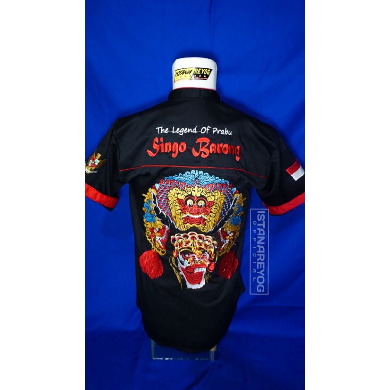 BAJU REOG / HEM / KEMEJA BORDIR SINGO BARONG JARANAN TERLARIS