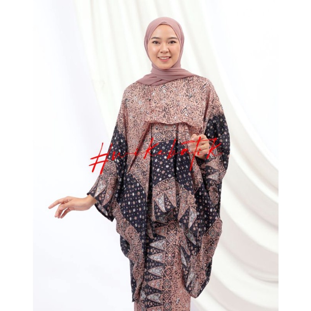 BATIK TRUSMI | SET KAFTAN LAVANI JUPRI KHAS PALEMBANG BAHAN VISCOSE