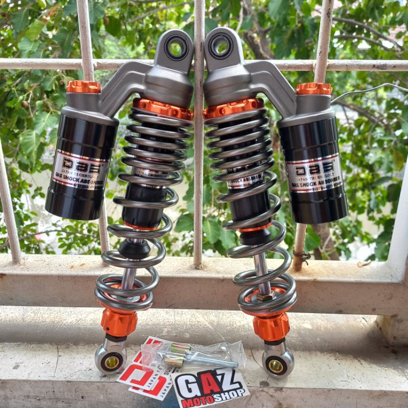 Shock Tabung DBS Copy Titanium Grey ktc GP 8894 Shockbreaker Skok CB GL Tiger Megapro Verza Nmax new Aerox Nuovo