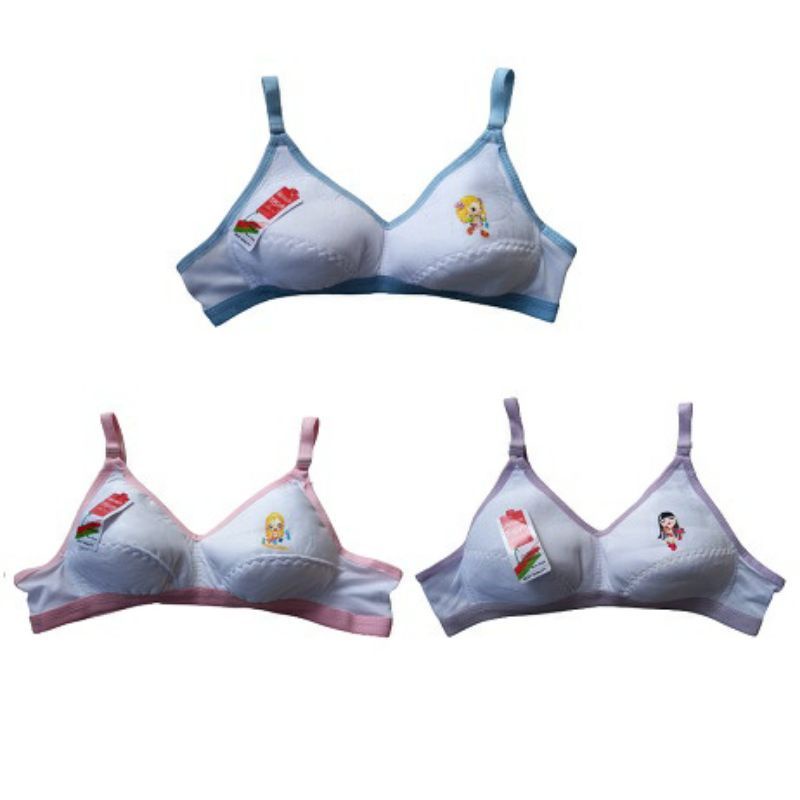 SS - 6 Pcs Bra BH Remaja Tasya / BH ABG Tanpa Busa / Bra Tanpa Busa