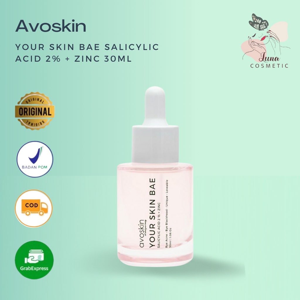 Avoskin Your Skin Bae Salicylic Acid 2% + Zinc Serum 30ml