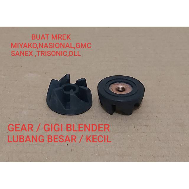 GEAR / GIGI BLENDER MIYAKO / GIGI BLENDER LUBANG BESAR /LUBANG KECIL