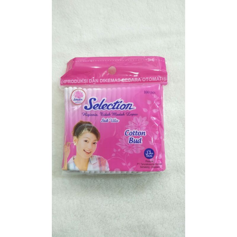 CUTTON BUD ISI 100PC/KOREK KUPING/SELECTION/KOREK TELINGA/STIK ULIR/PEMBERSIH KUPING/KAPAS COTTON BUD