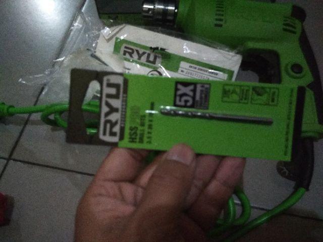Ryu Mesin Bor Besi Kayu Bolak Balik 10 Mm Rdr 10-3 Re