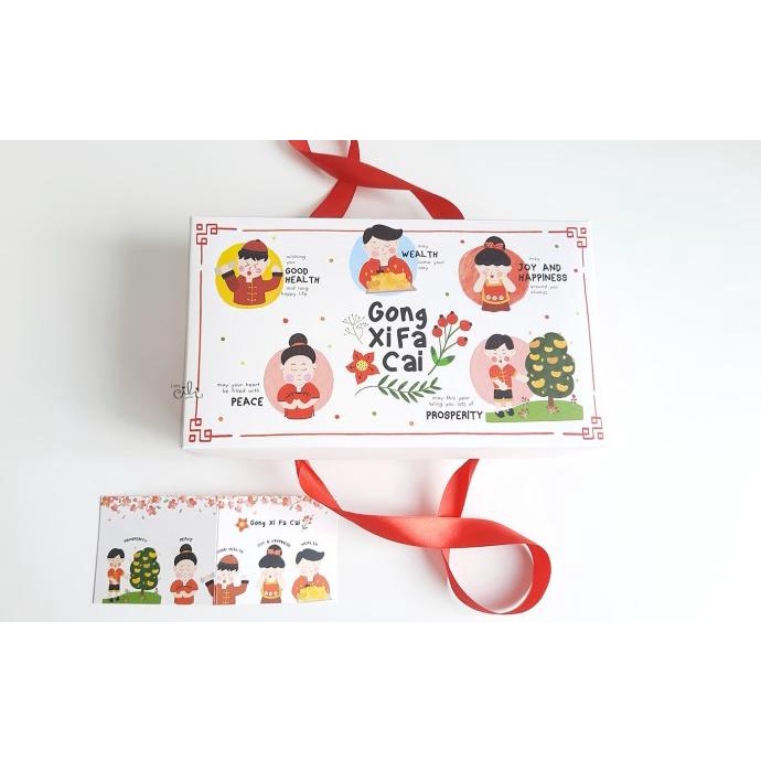 [ Box Wealth ] Kotak Imlek 2 Toples 112 Sincia Setengah Loyang [10Set] PromoR33E