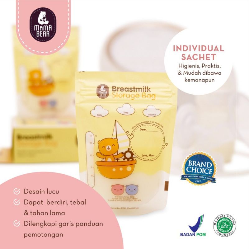 Mamabear Kantong Asi 120 ML isi 30 / Breast milk Mama Bear