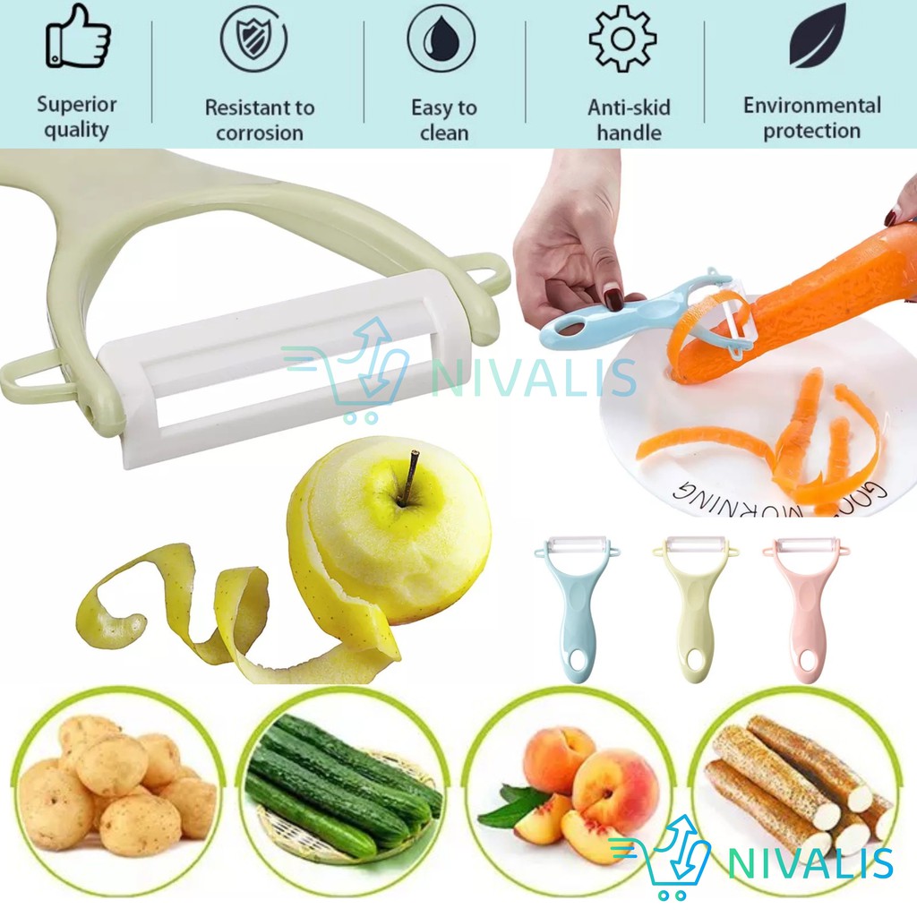 Pisau Kupas Buah Keramik / Pisau Dapur Keramik / Pisau Sayuran / Peeler Knife