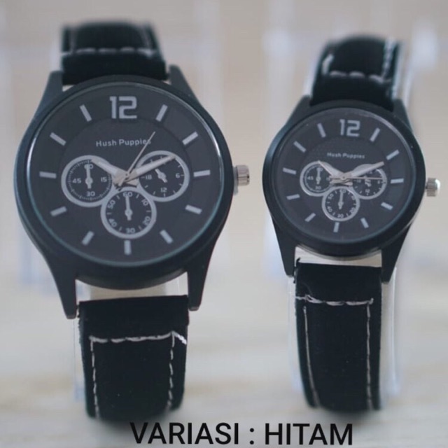 jam tangan couple hush puppies sudah sepasang + BOX