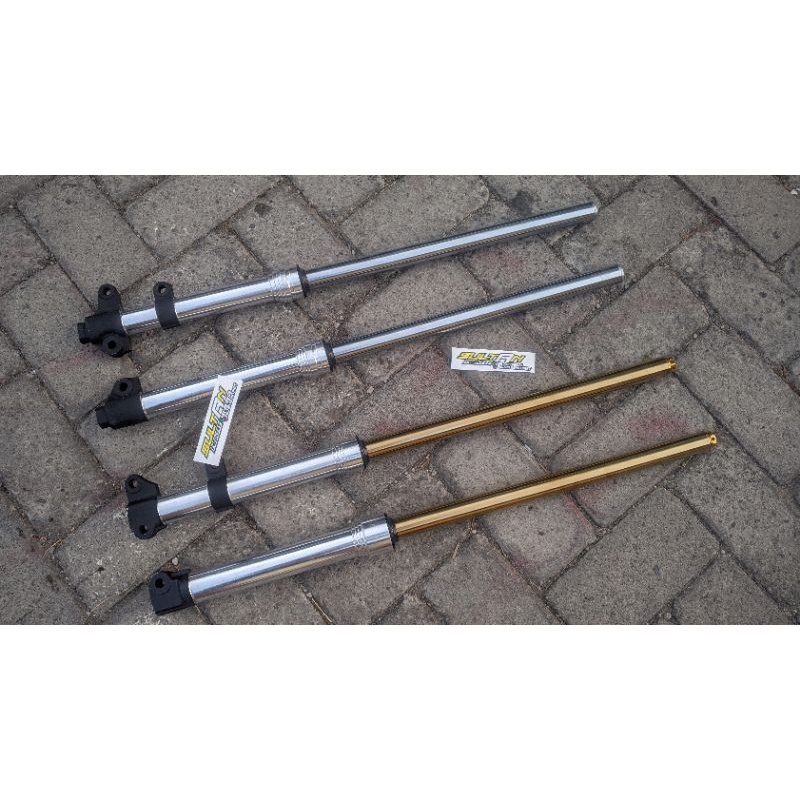 shock breaker skok depan as 26 crom dan gold PNP cb gl megapro tiger