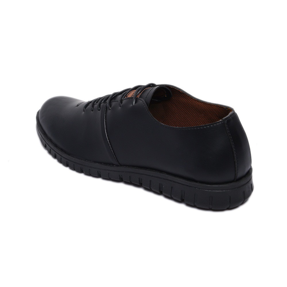 Sepatu Pantofel Klasik Pria Cowok Derby Pantopel Original Footwear | Sahara Black | FORIND x FSTP