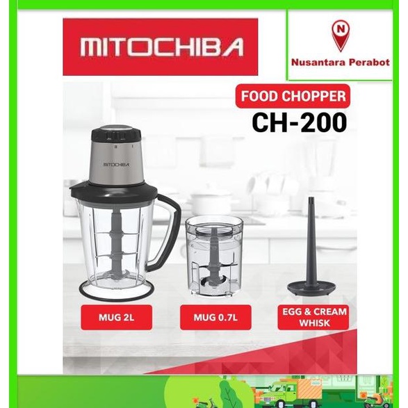 MITOCHIBA CH 200 Magic Chopper / Food Chopper (Blender Daging)