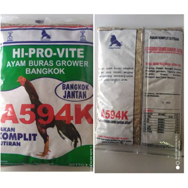 Pakan ayam bangkok