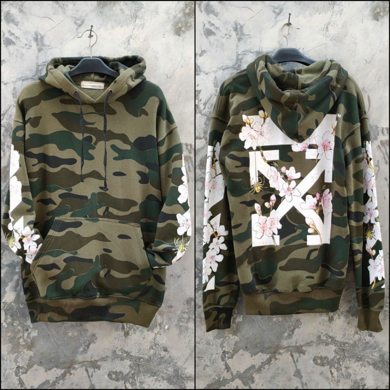 Hoodie Off-White Roses Duff Army
