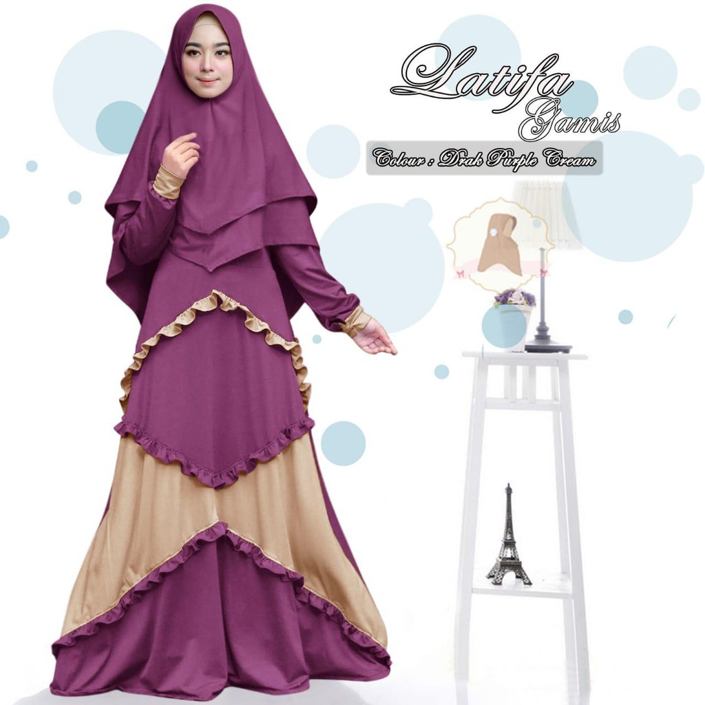 Harga Preferensial LATIFA SYARI EP BAJU MUSLIM MAXI MAXY DRESS