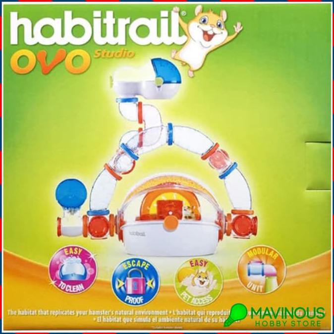 Mainan Hamster Habitrail Ovo Studio Labirin Pipa Play Pet Toy Happy TOYS