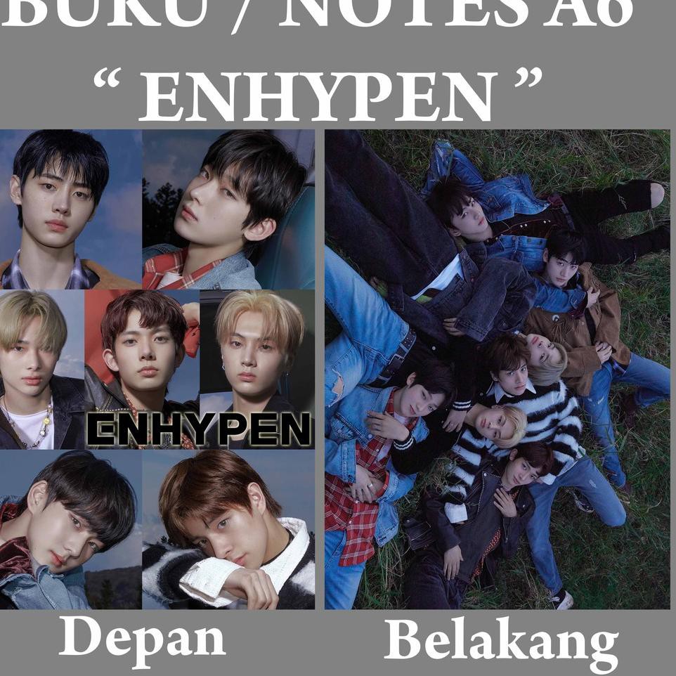 

GO [READY STOCK] Note A6 ENHYPEN Buku Notes Notebook Kpop Murah GO SAA
