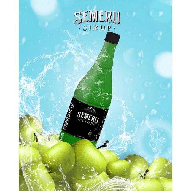 

Sirup perasa grandapple 1000 ml SEMERU