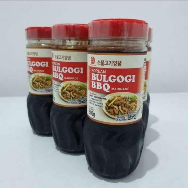 

sauce saus bulgogi barbeque barbecue BBQ marinade jinsung 500gr