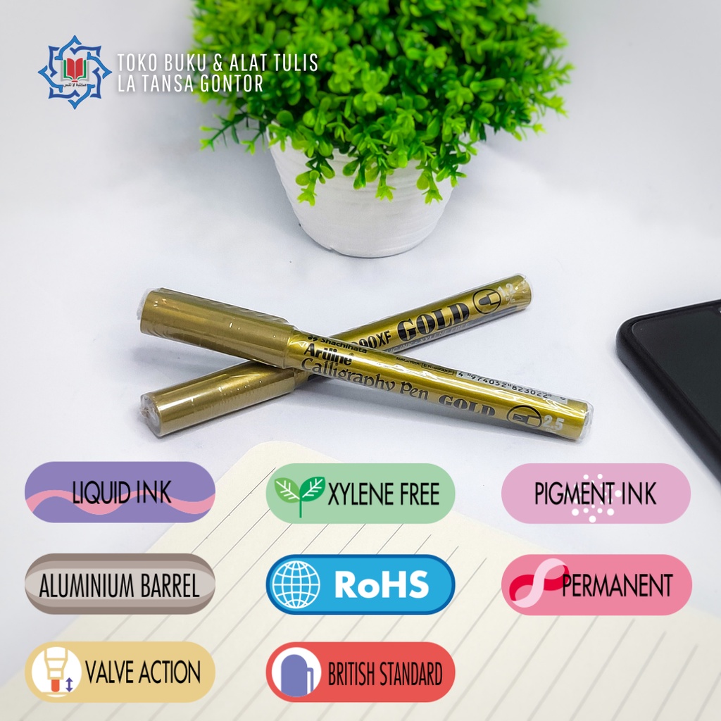 

PULPEN ARTLINE 990XF GOLD & SILVER 1.2 MM PERMANENT MARKER