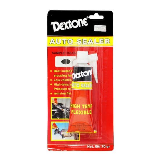 

LEM DEXTONE AUTO SEALER 70G BESAR LEM SILICONE SEALANT KACA HITAM