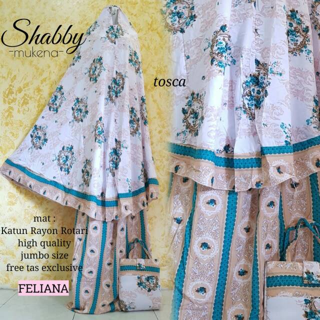 Mukena atas bawah dewasa Shabby