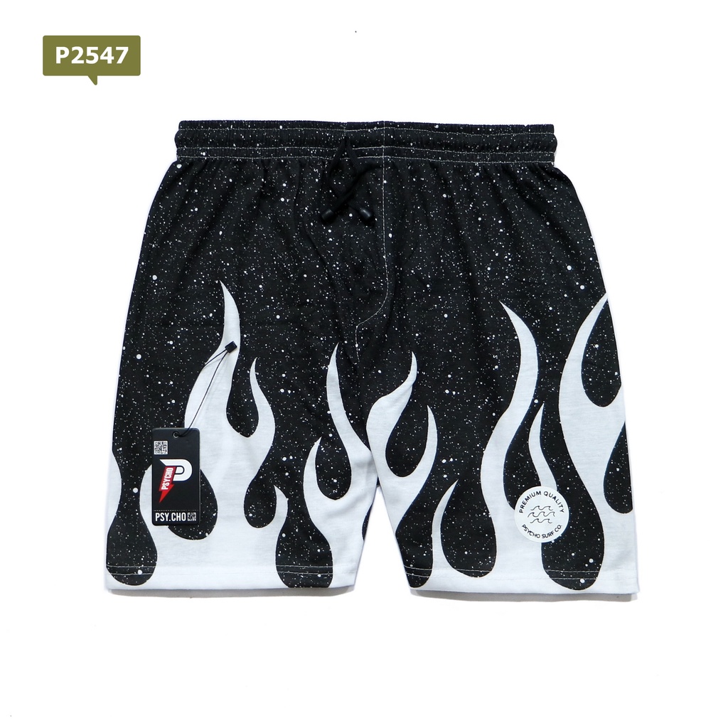 BEST SELLER - BOXER PRIA WANITA CELANA PENDEK GROSIR KOLOR PANTAI-DBM-X12