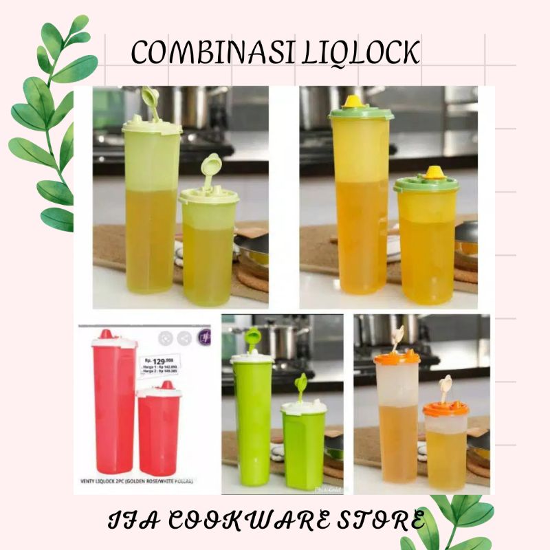 Botol Combinasi liqlock/Tempat minyak/tempat minum IFA COOKWARE