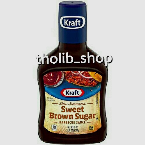 

Kraft barbeque sauce sweet brown sugar 510 gr
