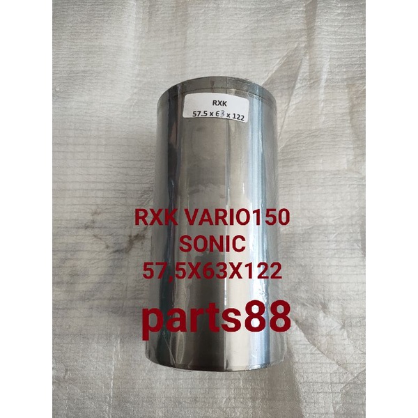 Cylinder liner foring boring bore up custom 4T 2T RXK SONIC 57x63x122 merek BIOLI dan LM