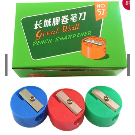 

[HARGA PER 1 PCS] Serutan Rautan Pensil Bulat / Orotan / Pencil Sharpener warna warni