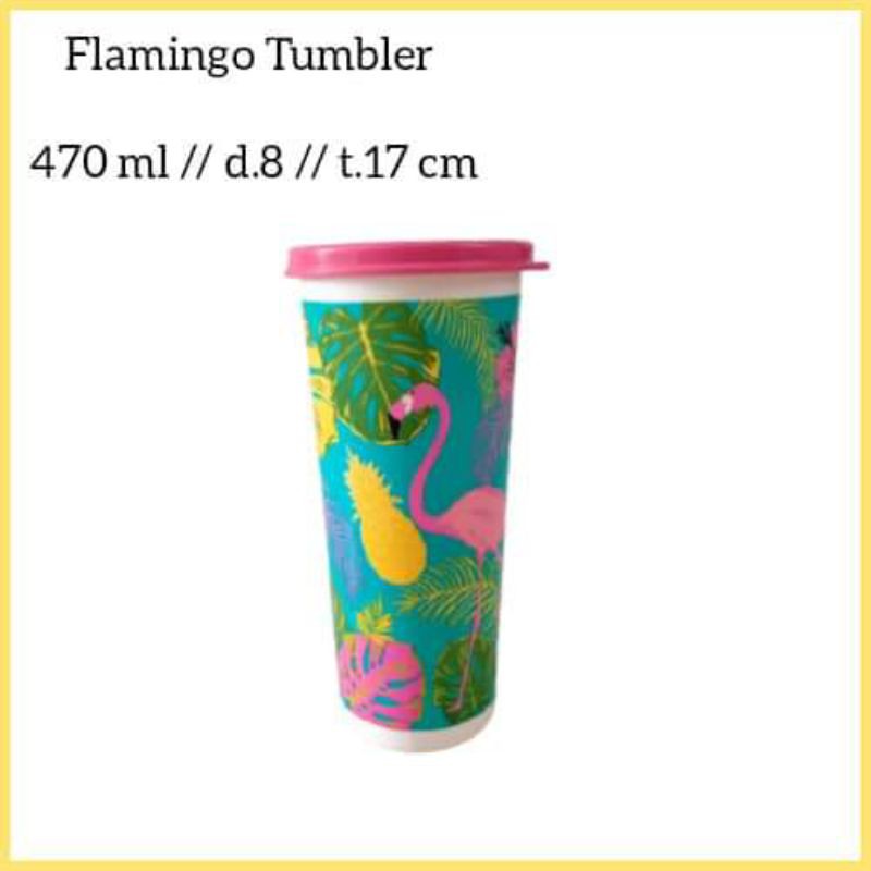 flamingo tumbler 470ml